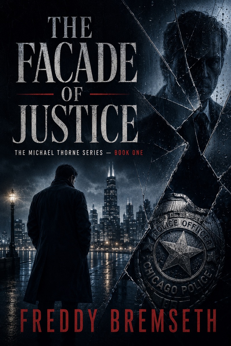 Bokomslag: The Facade of Justice, Michael Thorne Bok 1